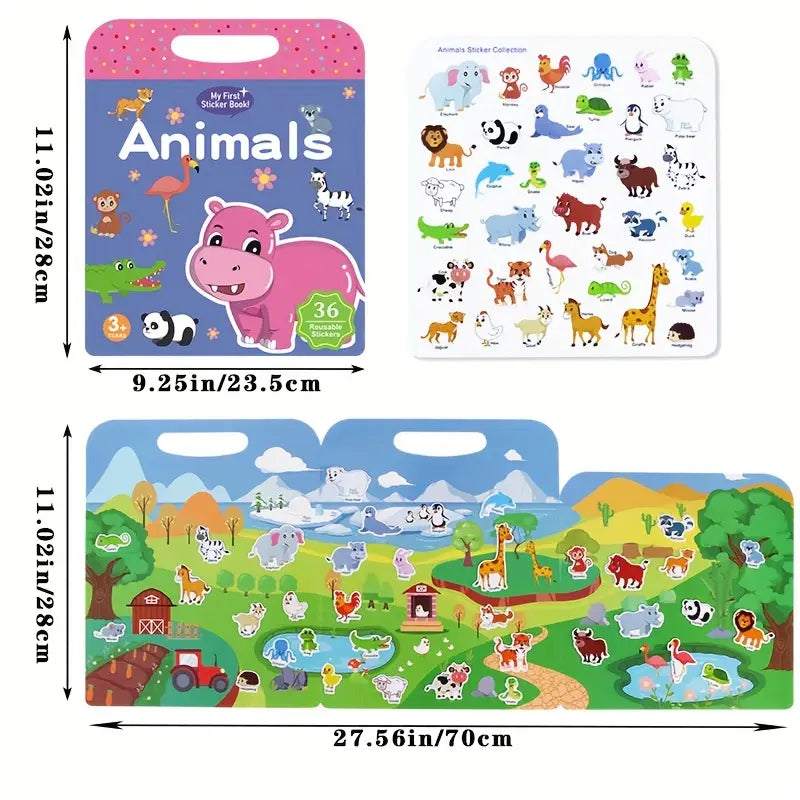 Reusable Sticker Book - Assorted