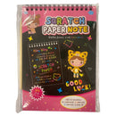 Scratch Note Pads- Medium Scratch Art - Assorted