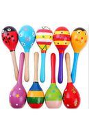 Colourful Wooden Maracas - Assorted