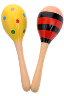 Colourful Wooden Maracas - Assorted