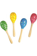 Colourful Wooden Maracas - Assorted
