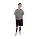Band Of Boys | Black Striped Smiley Tee