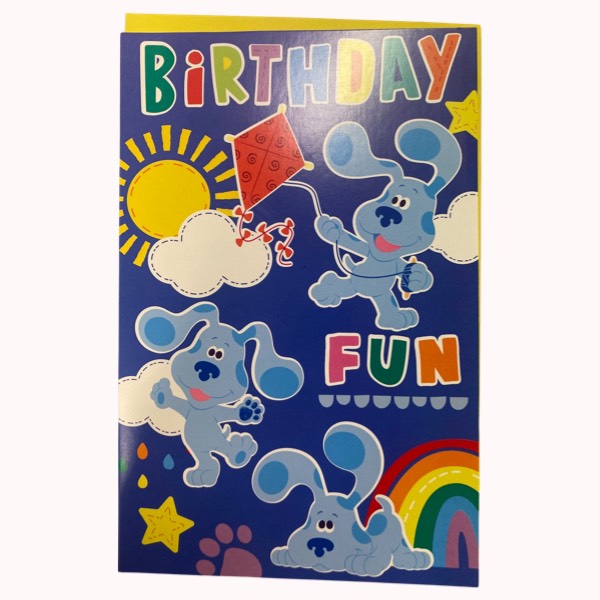 Blue's Clues Birthday Card