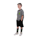 Band Of Boys | Black Striped Smiley Tee