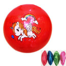 Coloured  Unicorn Print Ball - Assorted Colours
