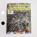 Black Widow Giant Spider Web 3m - Black or White