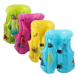 Kid inflatable swimming