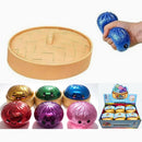 Squish Emoji Glitter Dumpling 8.5cm  - Asst