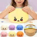 Mystery Dumpling Bun Squishy Emoji Face – Large Size 15cm - Assorted