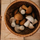 Qtoys Wooden Mushrooms - Natural