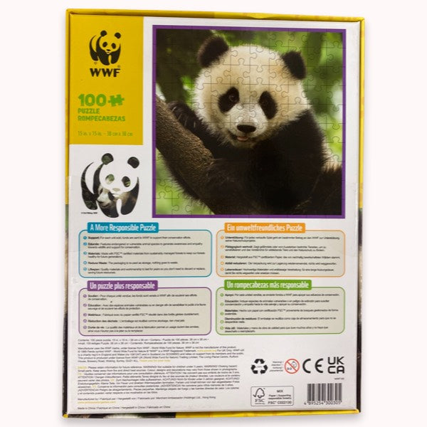 WWF Pandas 100 Piece Puzzle