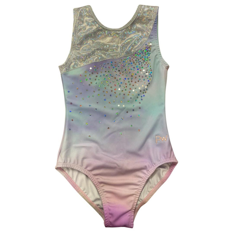 SGY915-S  Child Leotard- Clouds pastel