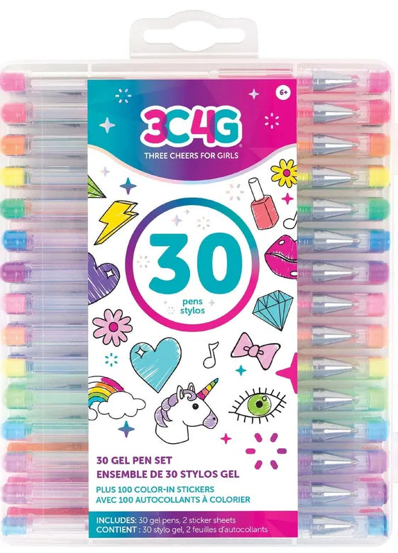 3C4G: Gel Pen Set - 30 Pieces