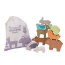 Le Toy Van Petilou  forest Stacker & Bag RRP $54.99