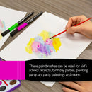 BAZIC Asst. Size Kid's Paint Brush Set (9/Pack)
