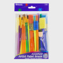 BAZIC 18-pieces Assorted Artist Paint Brush