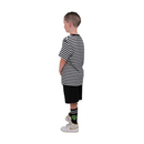 Band Of Boys | Black Striped Smiley Tee