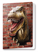 3D Dinosaurs Birthday card (new)
