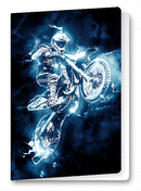 3D Dirt Bike Birthday Card