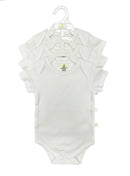 Imababy | White Easy neck Bodysuit - 3pk