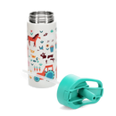 Rex London | Stainless Steel Push Button Lid Drink Bottle