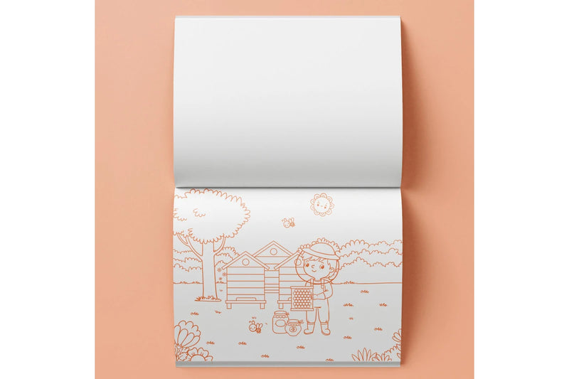 Kaleidoscope: Lap Desk Colouring Set - Farm RRP $27.99