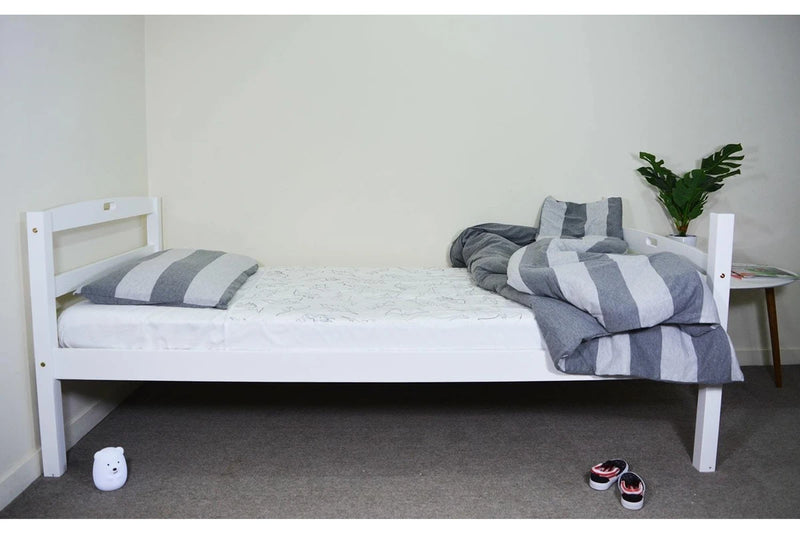 Brolly Sheets | King Single White Dinosaurs