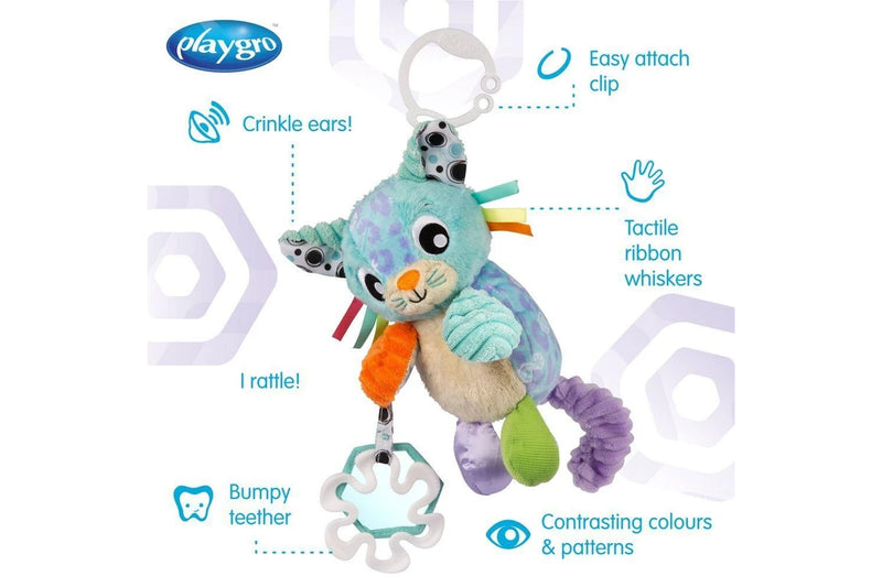 Playgro | Atka Arctic Cat Sensory Friend