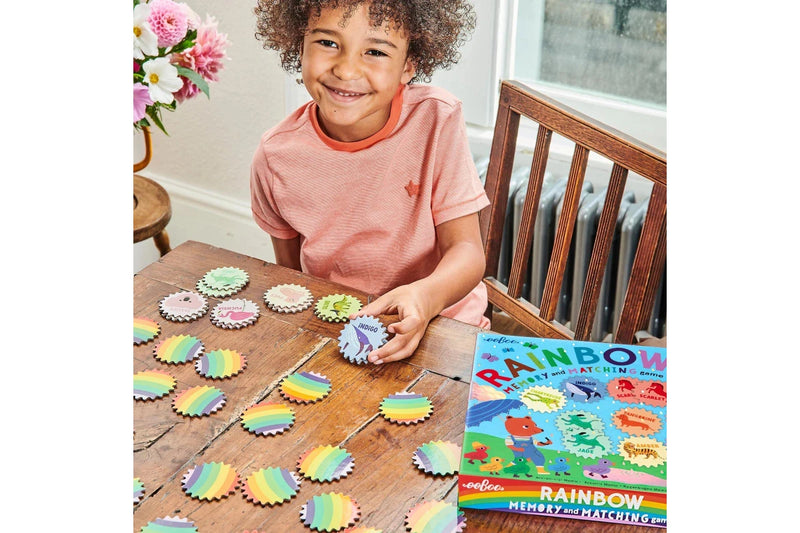 eeBoo: Rainbow Memory Matching Game