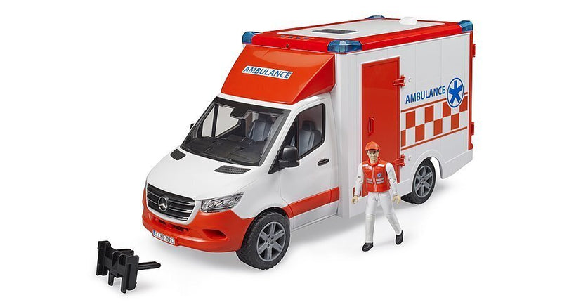 BRUDER | MB Sprinter Ambulance + driver & L&S module