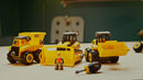 JUNIOR BUILDER 3 IN 1 BUILDER INCLUDES PARTS FOR DUMP TRUCK - WHEEL LOADER - DOZER