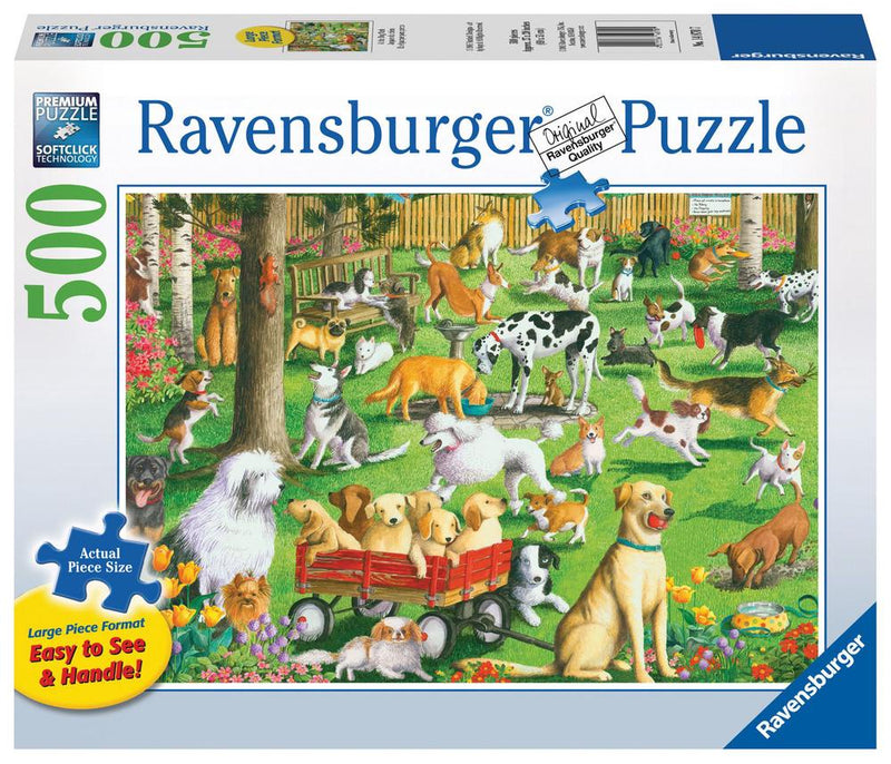 Ravensburger Jigsaw Puzzle, 500 Piece (At the Dog Park Lge Form)