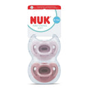 NUK First Choice Soft 0-6mths  - Pink/Red