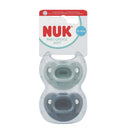 NUK First Choice Soft Green/Blue, size 0-6 months - Pacifiers