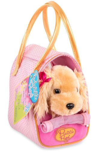 Pucci Pups – Goden Dot Glam Bag & Cocker Spaniel