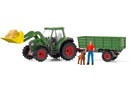 Schleich FARM WORLD Tractor with Trailer