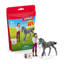 Schleich - Mrs. Kramer with Foal