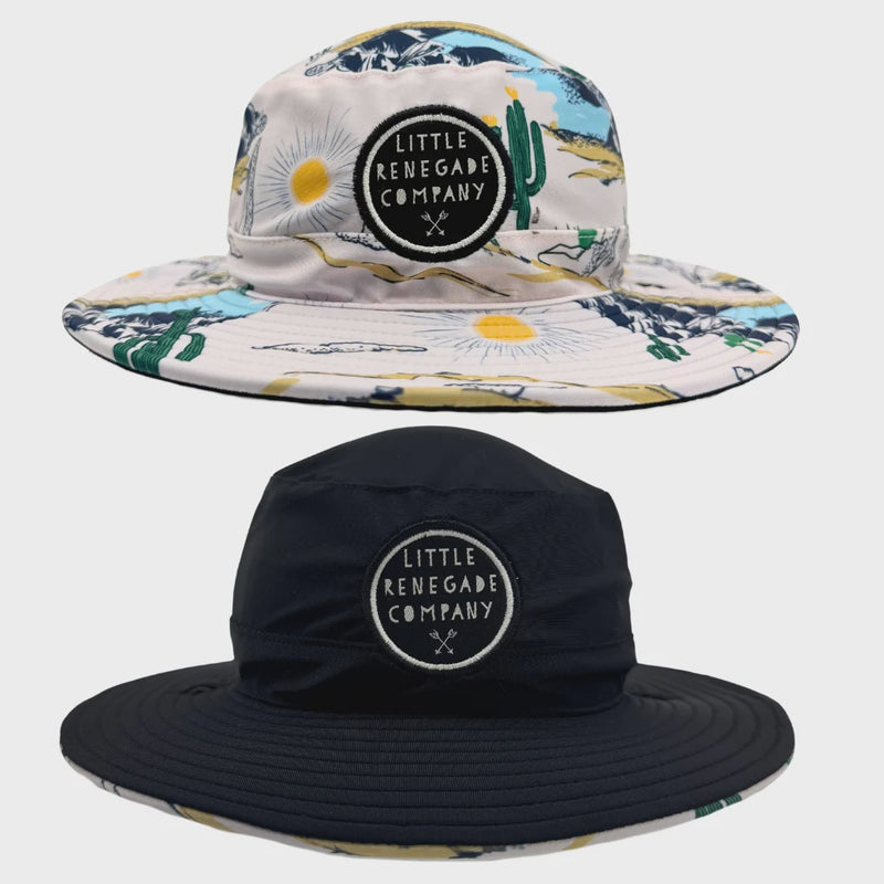 Little Renegade | Reversible Swim Hat -Oakland