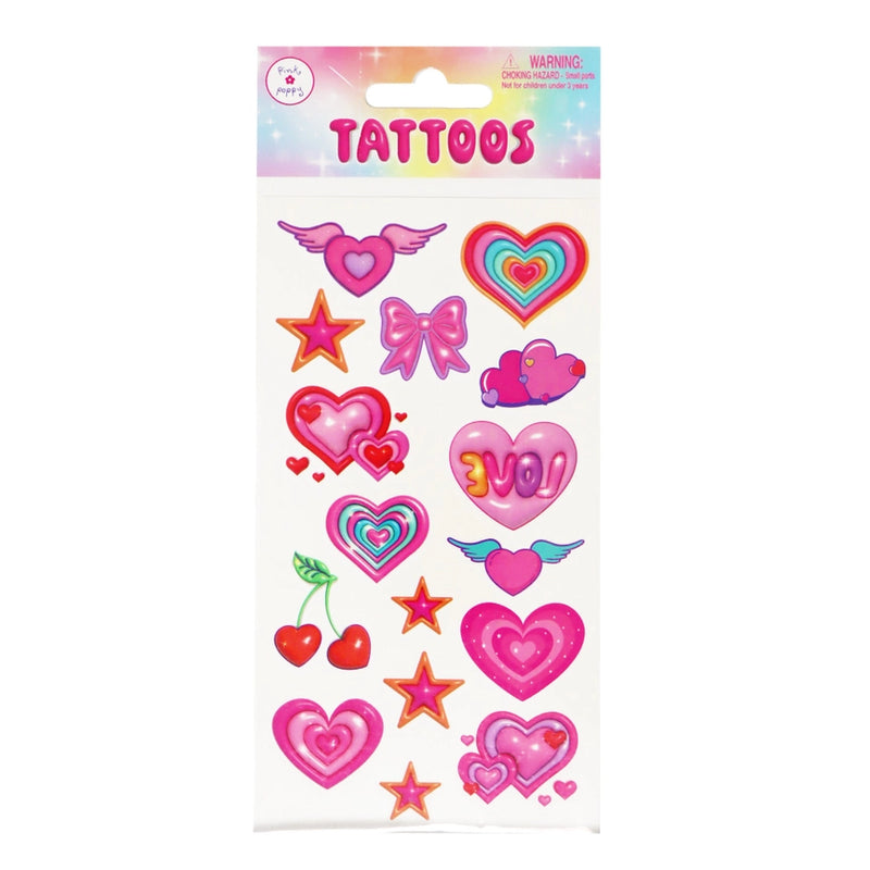 Pink Poppy | Unicorn Temporary Tattoos