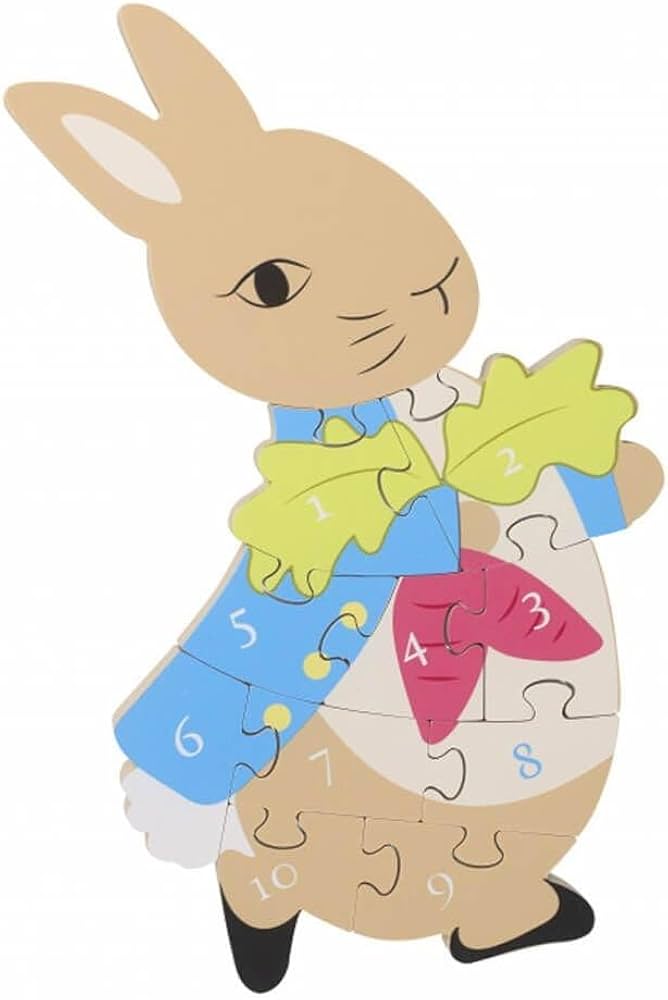 Beatrix Potter | Wooden Number Puzzle