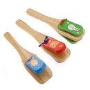 Kids Musical Percussion Instrument Wooden Castanet Clapper w/Handle