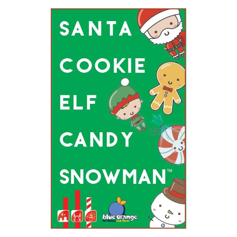 Santa Cookie Elf Candy Snowman Card Game