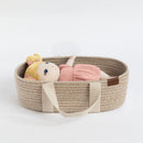 Living Textiles | Cotton Rope Doll Basket Blush