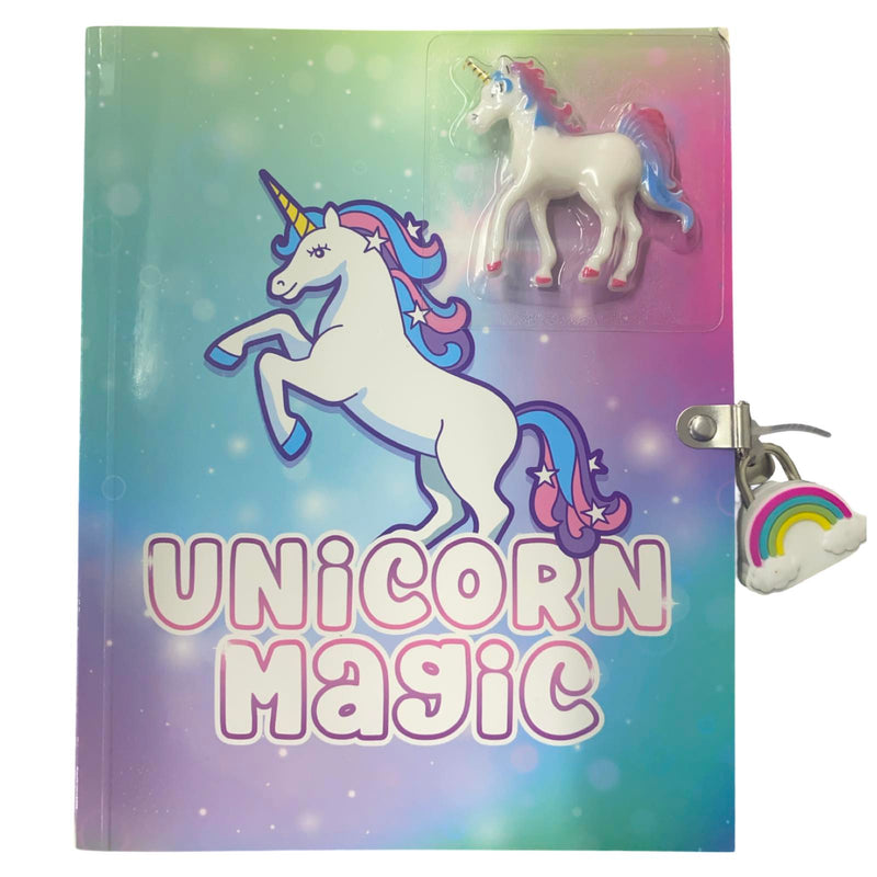 Magic Unicorn Diary with Lock