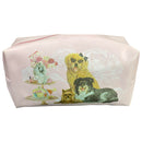 Cute Pink Makeup Bag with Doggies