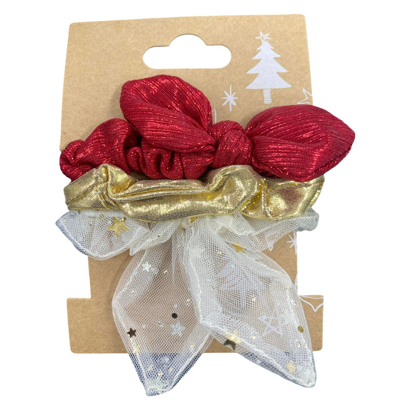 Christmas Scrunchies -3pack