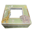 Ceramic Baby Box Green  Animals
