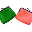 Cute Girls Neon Clip Coin Purse - Asst