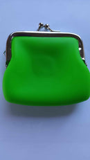 Cute Girls Neon Clip Coin Purse - Asst