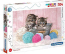 Clementoni | Kids Puzzle Super Colour Sweet Kittens